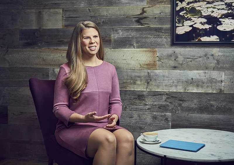 A modern contemporary corporate portrait by London based photographer Jon Enoch