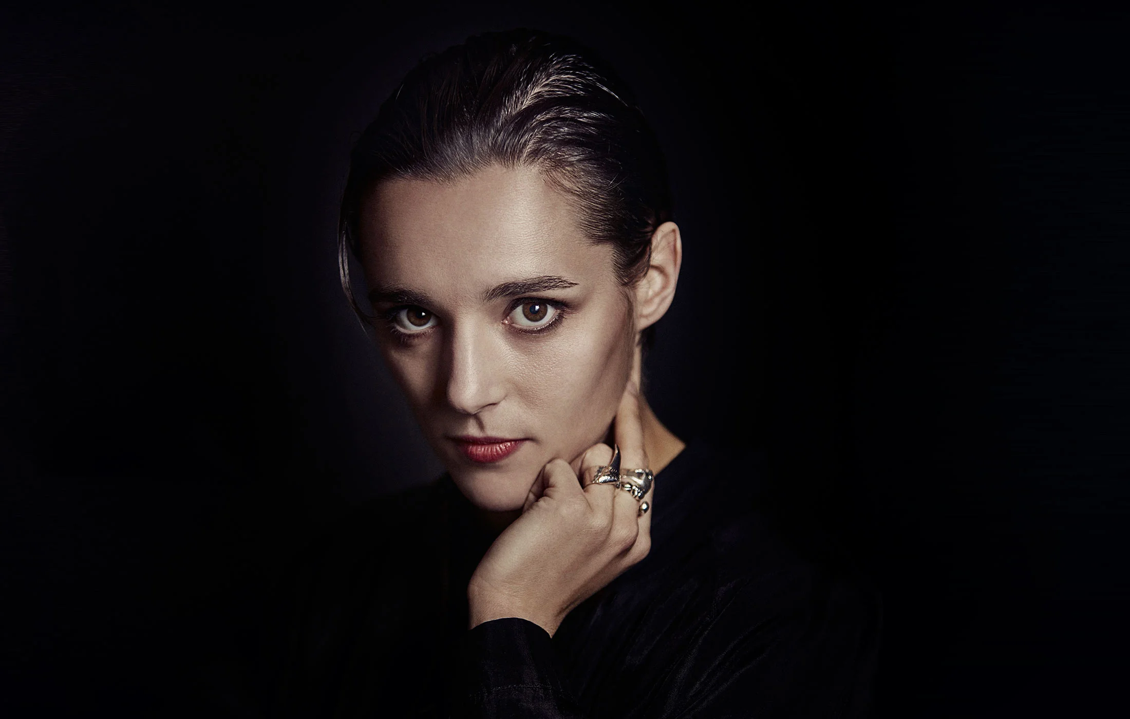 Jehnny Beth of the Savages is photographed by leading portrait photographer Jon Enoch.