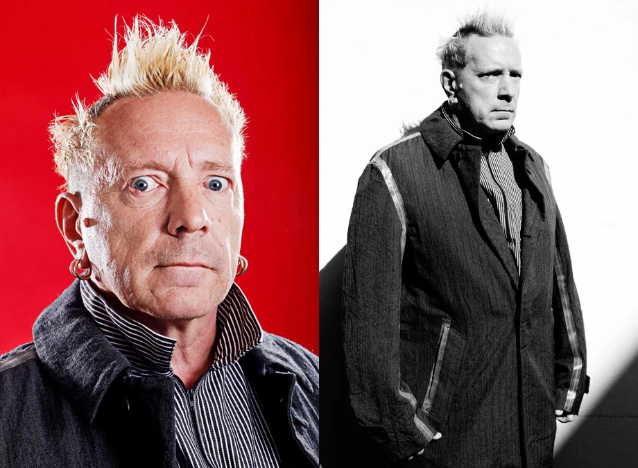 John Lydon portraits taken by advertising photographer Jon Enoch.