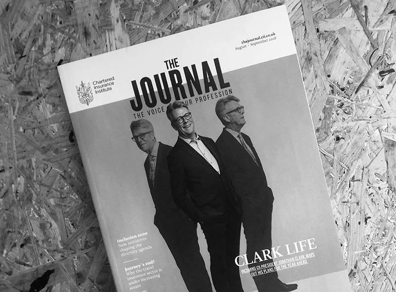 A portrait taken by Jon Enoch of Jonathan Clark of the Chartered Insurance Institute