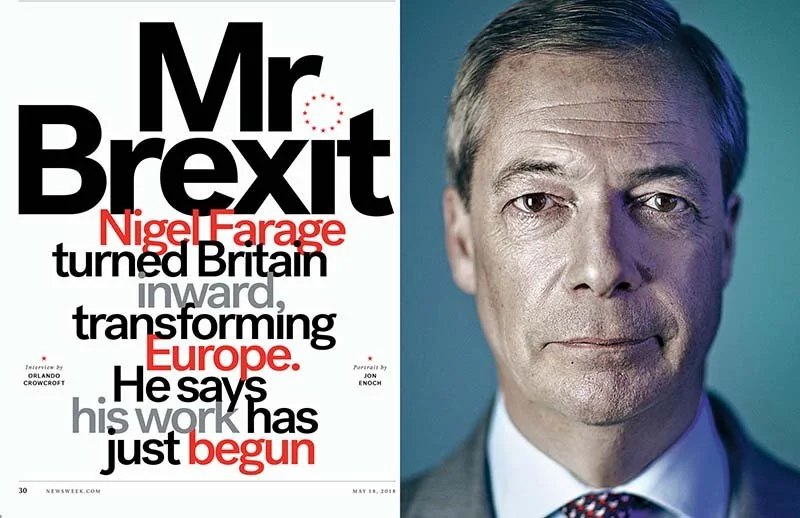Nigel Farage for Newsweek