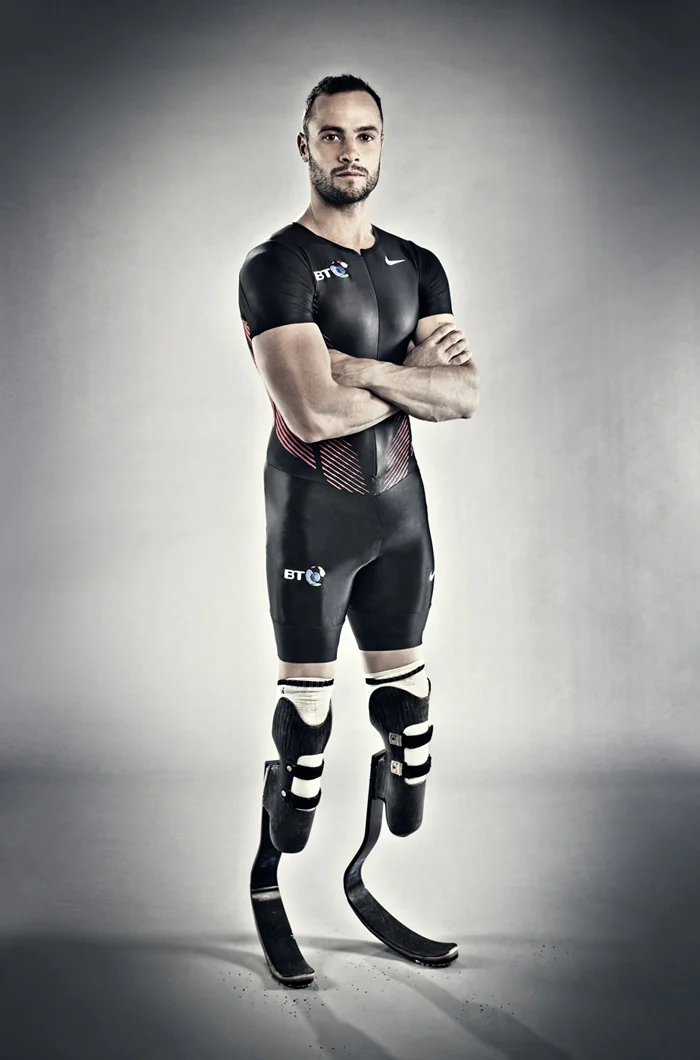 Oscar Pistorius - sprinter and convicted murder. Photographed by sport portrait photographer Jon Enoch.