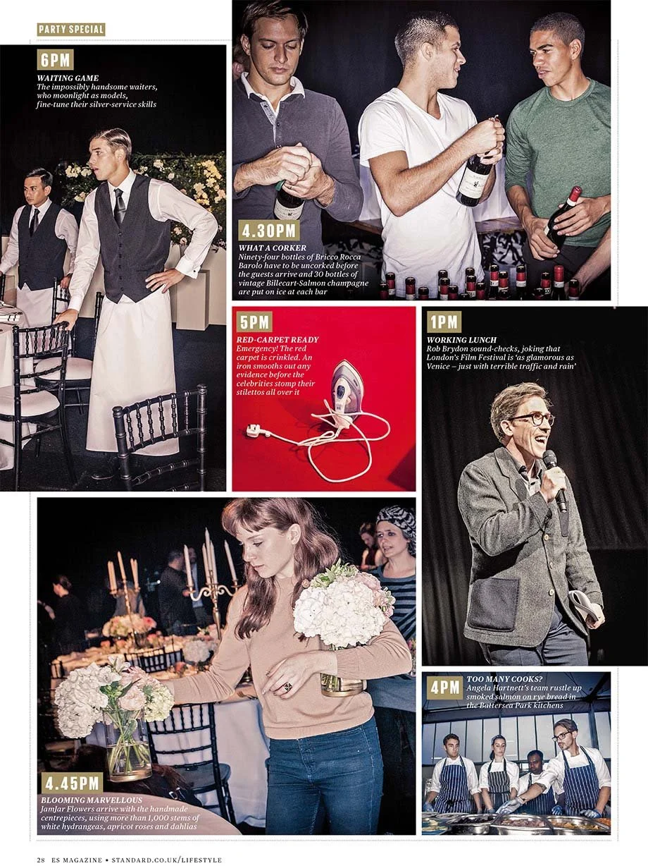 Behind the scenes during the award season