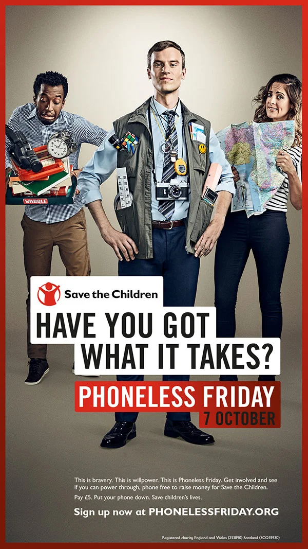 Out of home advertising for Save the Children by advertising photographer Jon Enoch