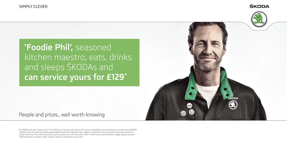 Advertising work for Skoda by advertising portrait photographer Jon Enoch.
