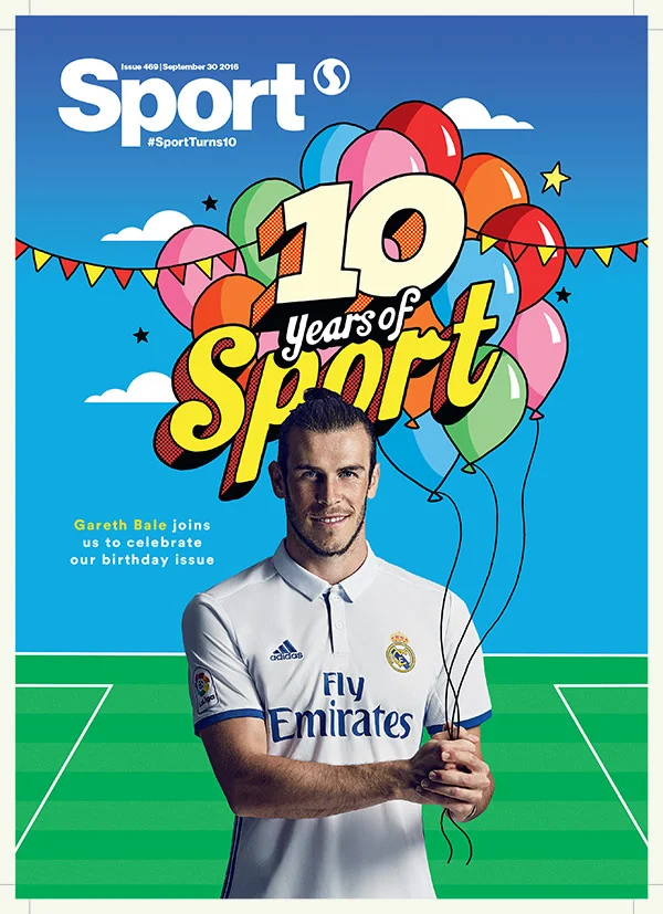 Gareth Bale is photographed by sports advertising photographer Jon Enoch