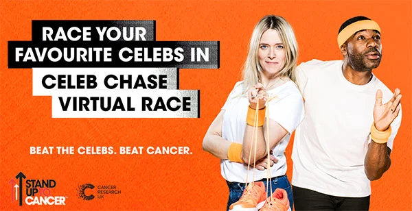 out of home adverting for Stand Up to Cancer by advertising photographer Jon Enoch.