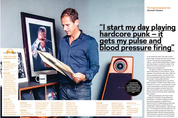 Dominik Tiemann in his office in Berlin. Photographed by lifestyle photographer Jon Enoch