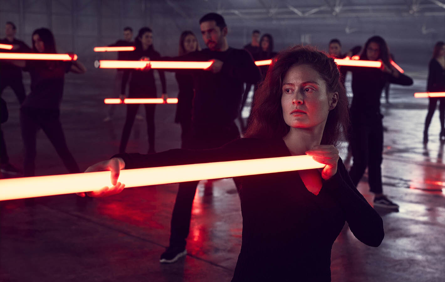 Light stick dancers - lifestyle photographer Jon Enoch  (Copy)