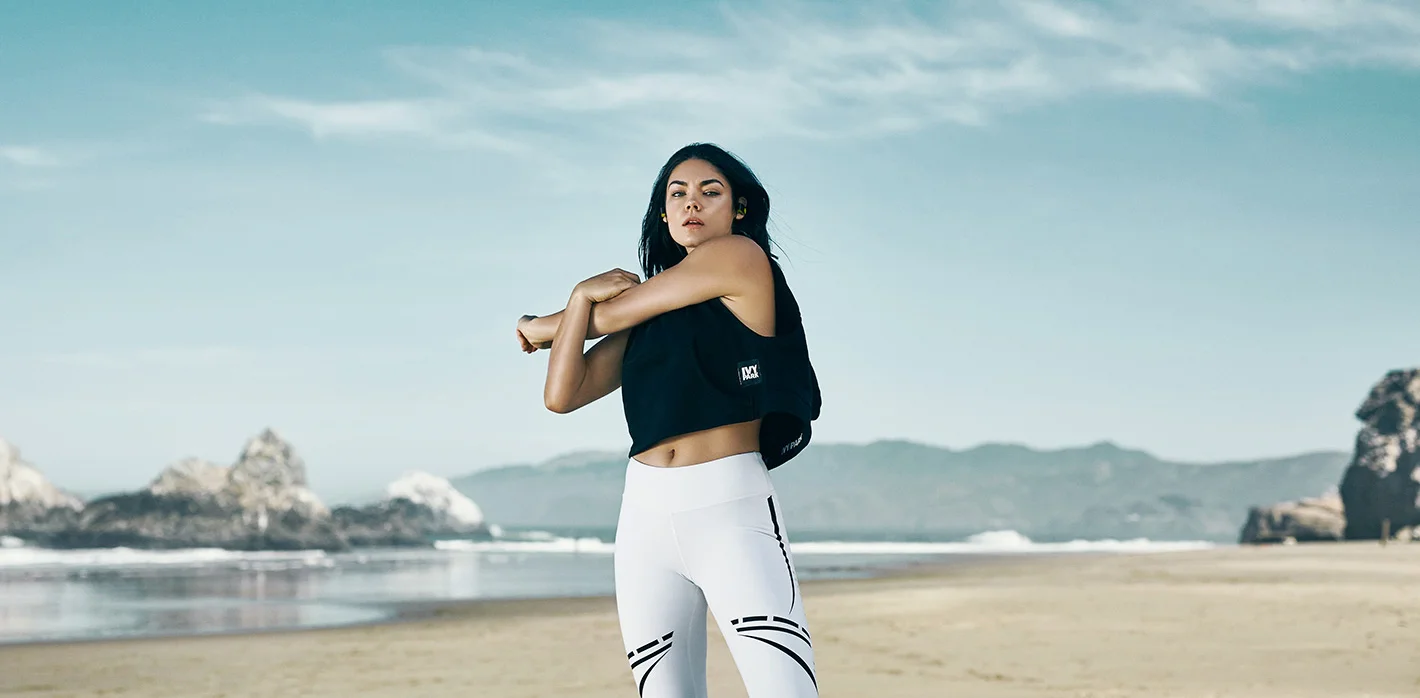 A women stretch prior to a work out in this photography shot by London based lifestyle and advertising photographer Jon Enoch who specialises in sports portraits  (Copy)