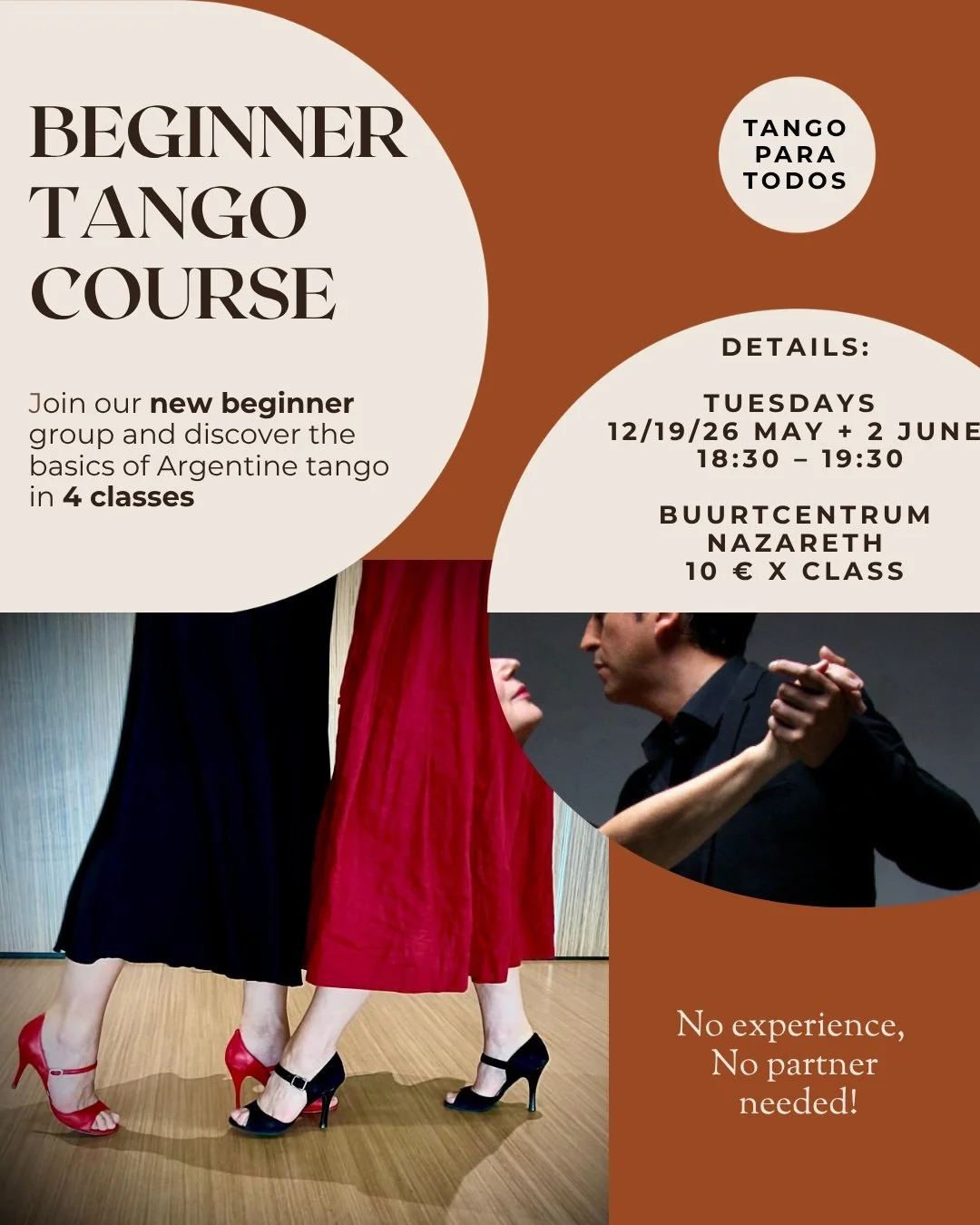 Beginner Tango Course – Start in May!