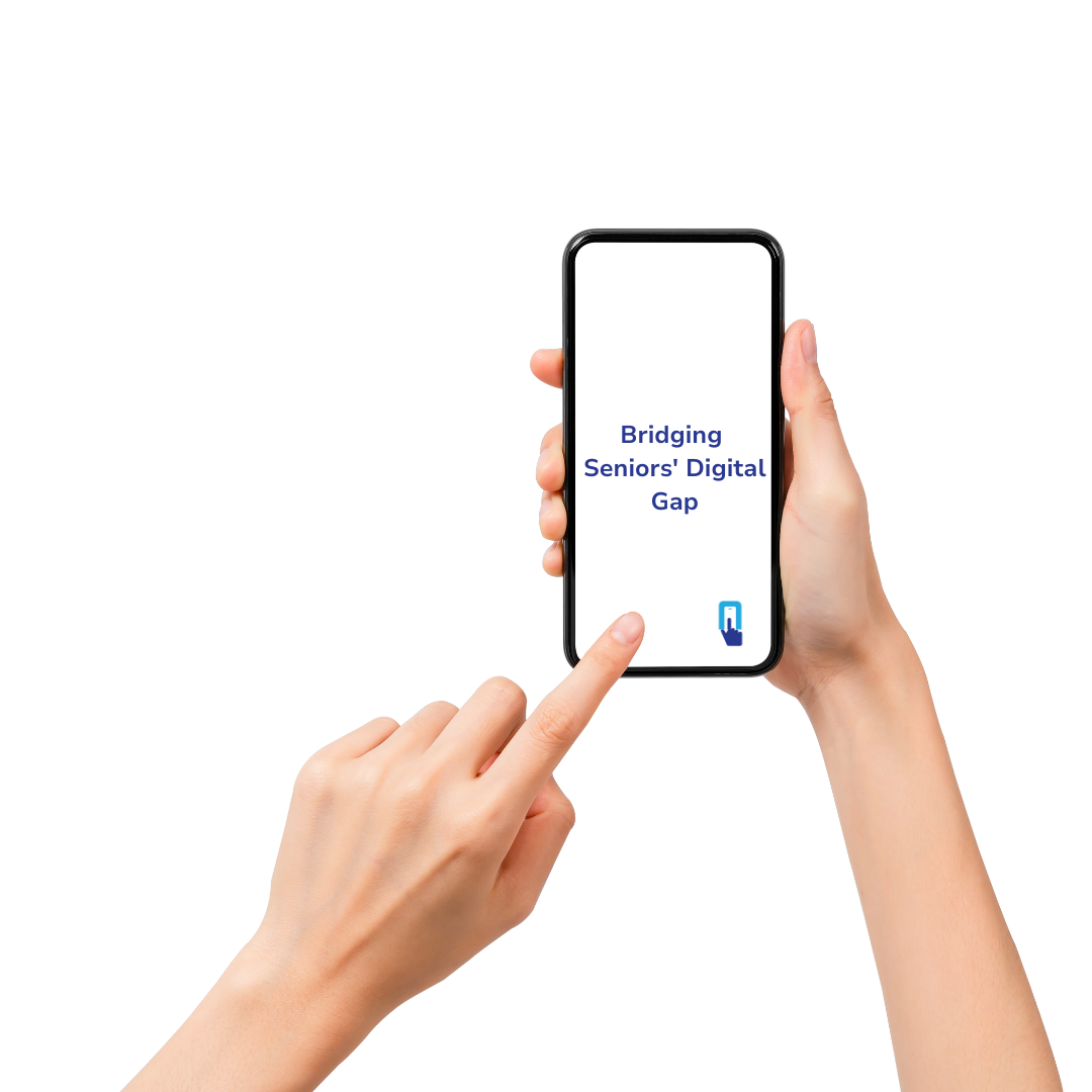 A person holding a smartphone with a Facebook app open on the screen.