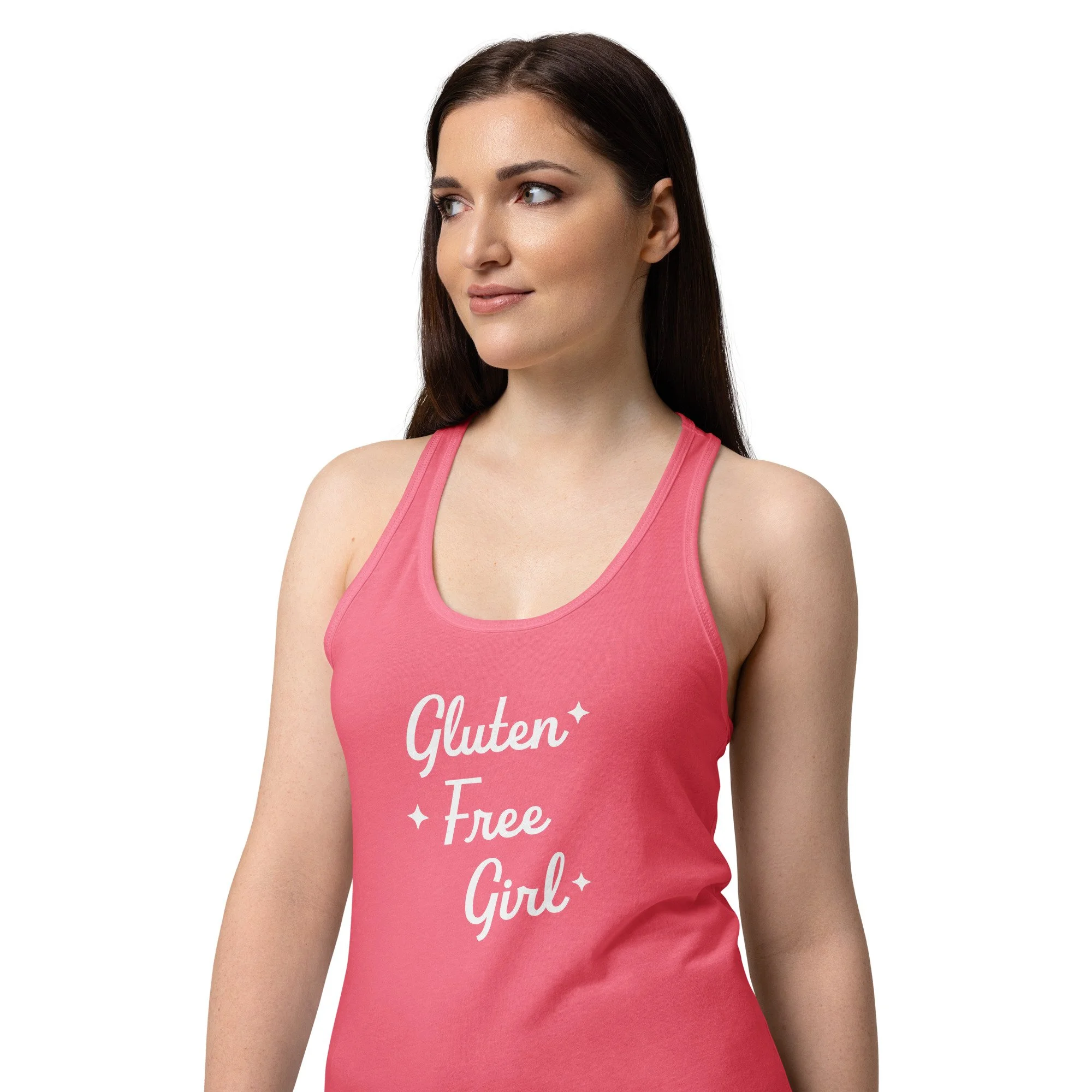 Gluten Free Girl - Women’s fitted racerback tank top