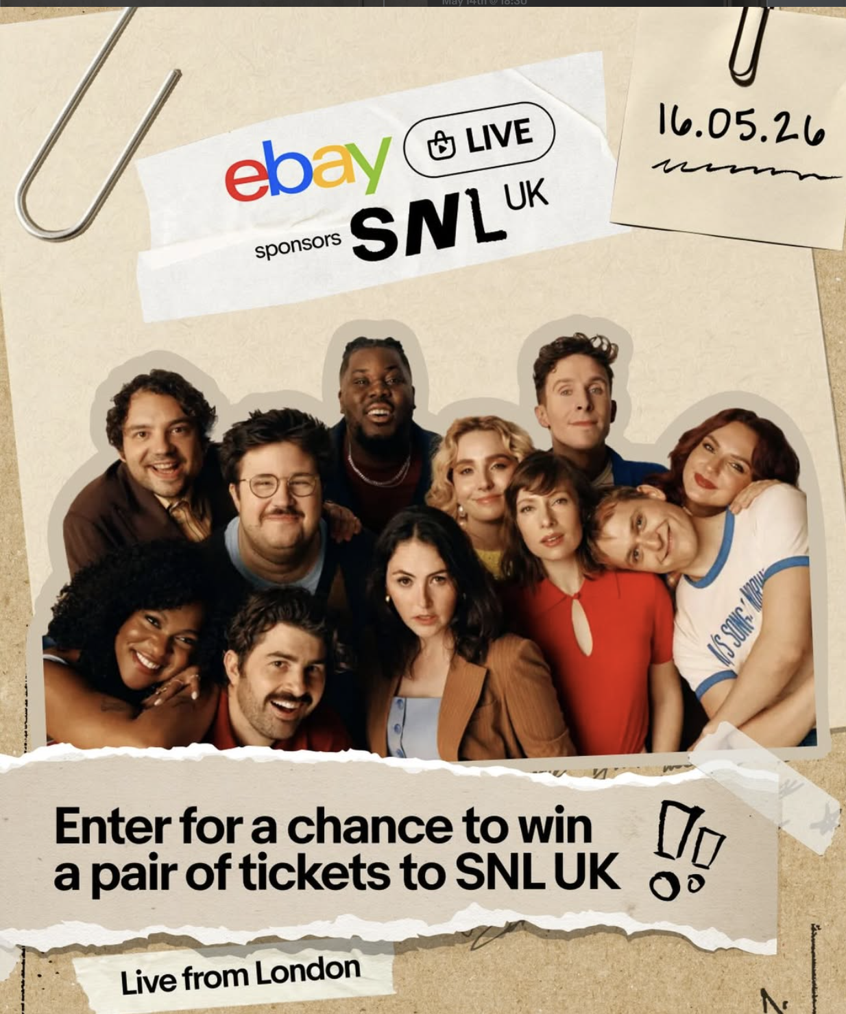 EBAY LIVE X SNL UK // AFTER PARTY STUDIOS