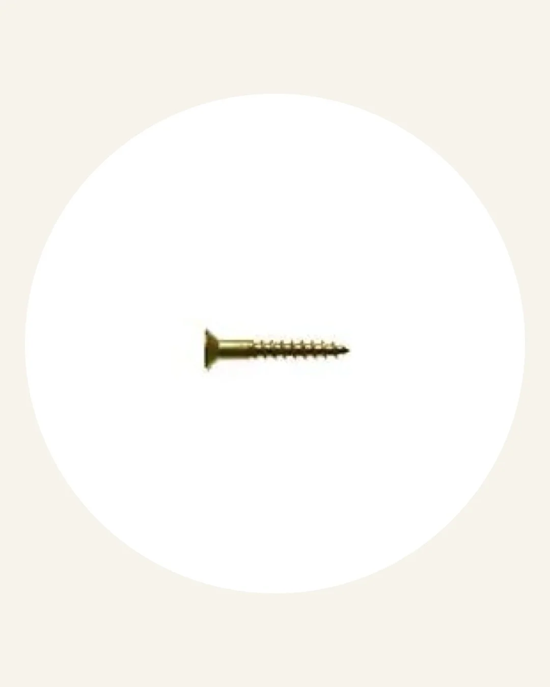 Messingskrue TFS 3,5x16, 10-pakning
