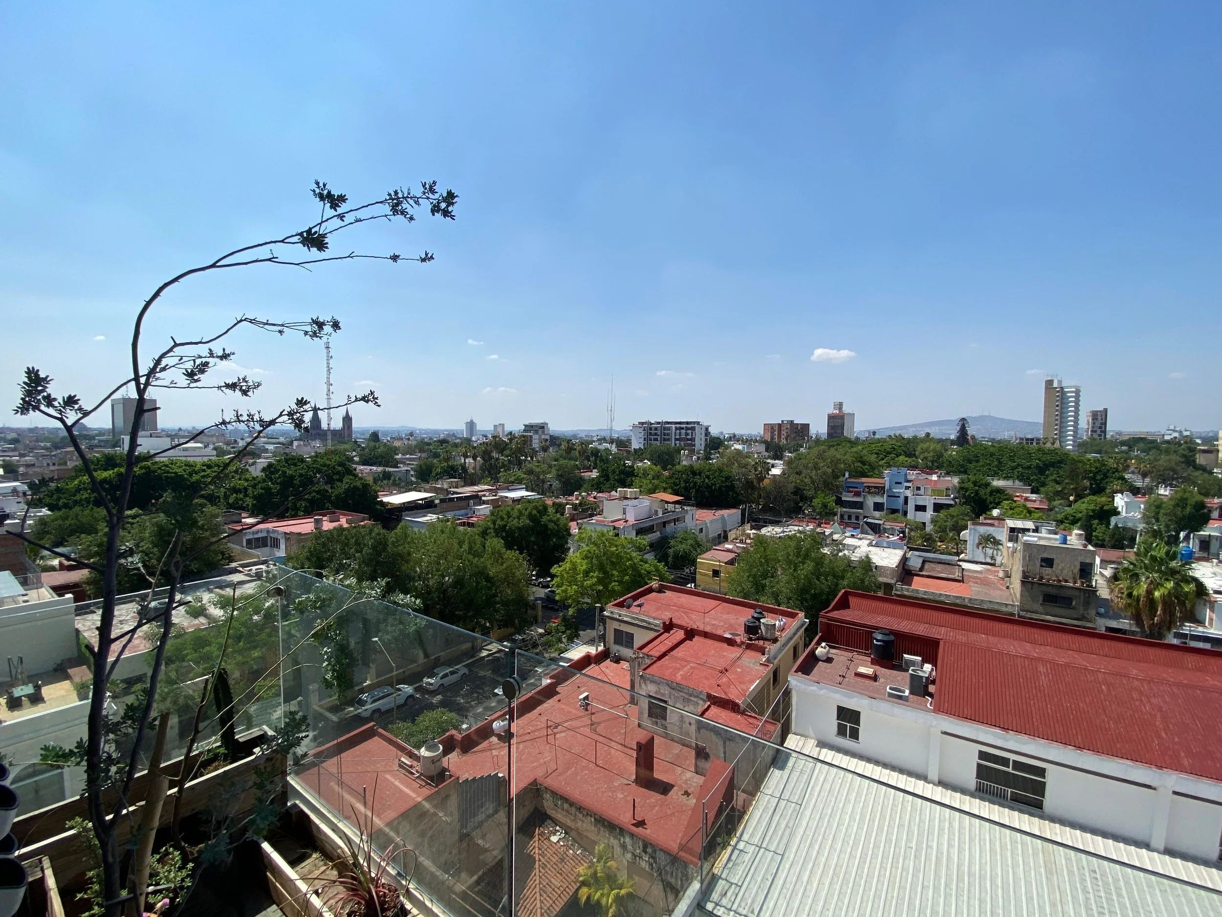Rooftop view of the neighborhood "Colonia Americana/American Colony"
