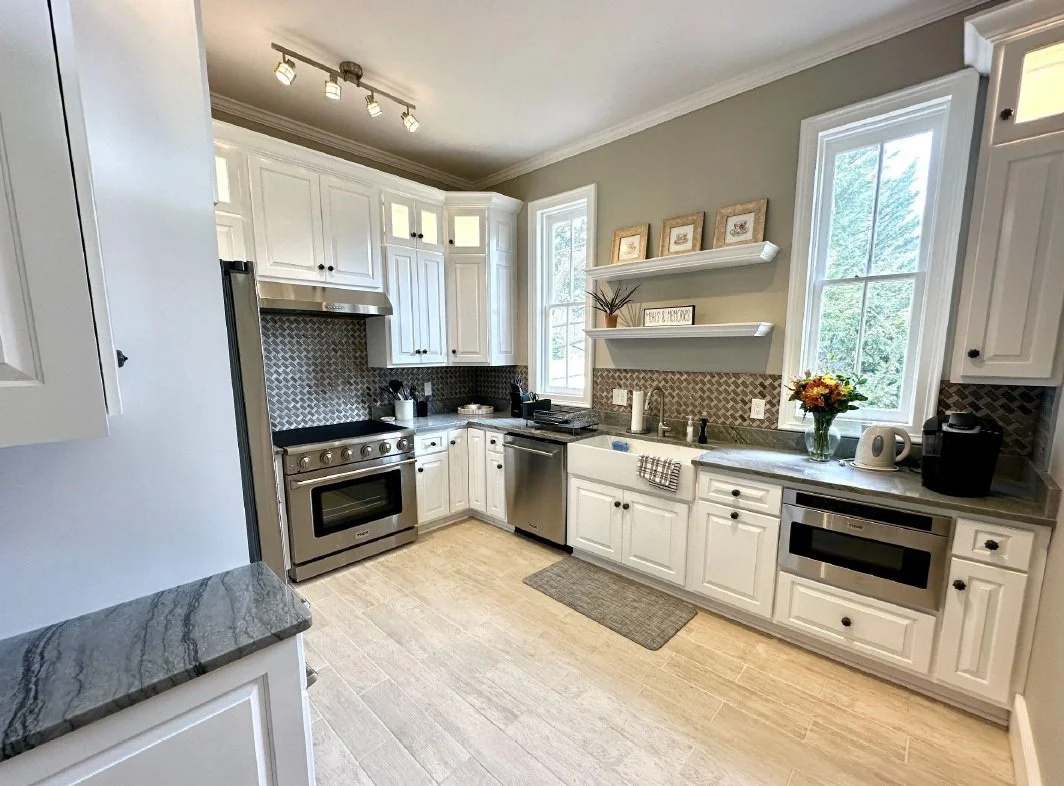 Kitchen at Mosaic House, a maternity home program located in Northern Virginia.