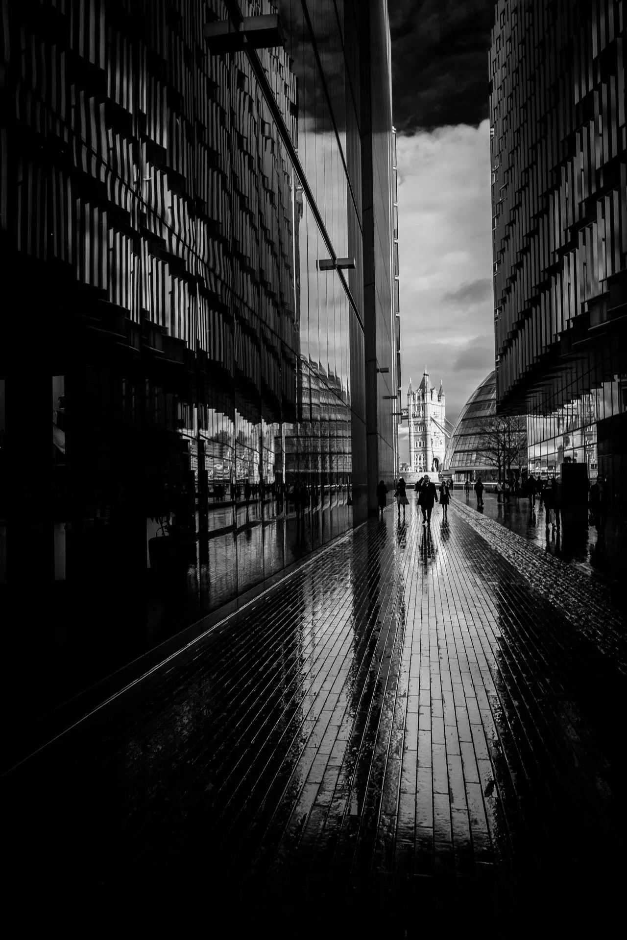 Tower Bridge taken during the pandemic, 2020 from More London