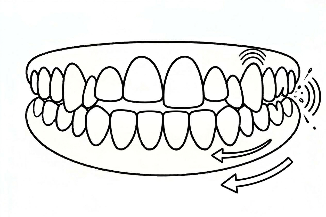 Crossbite illustration