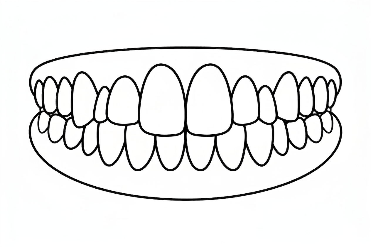 Overbite illustration