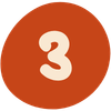 Orange circle with the number 3 inside.