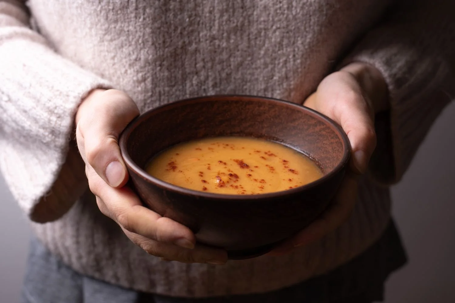 Nourishing warming soup perfect for postpartum recovery and fourth trimester healing