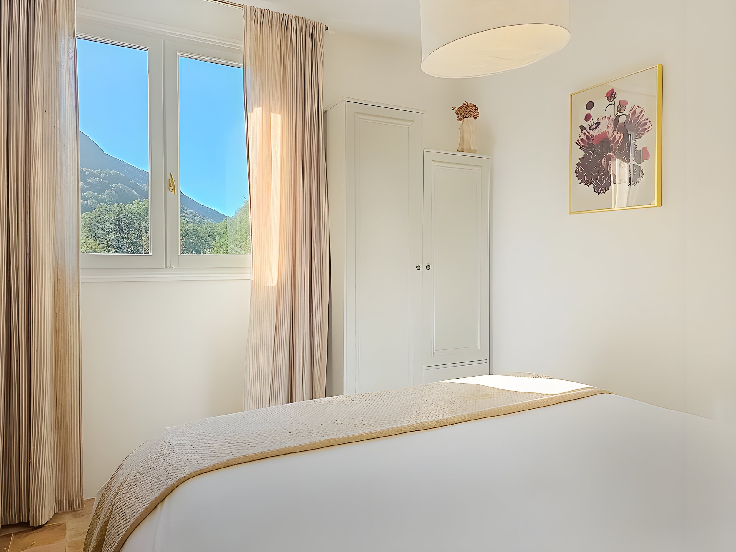 Chambre avec lit 160 cm, Casa di Lume à Nonza Cap Corse