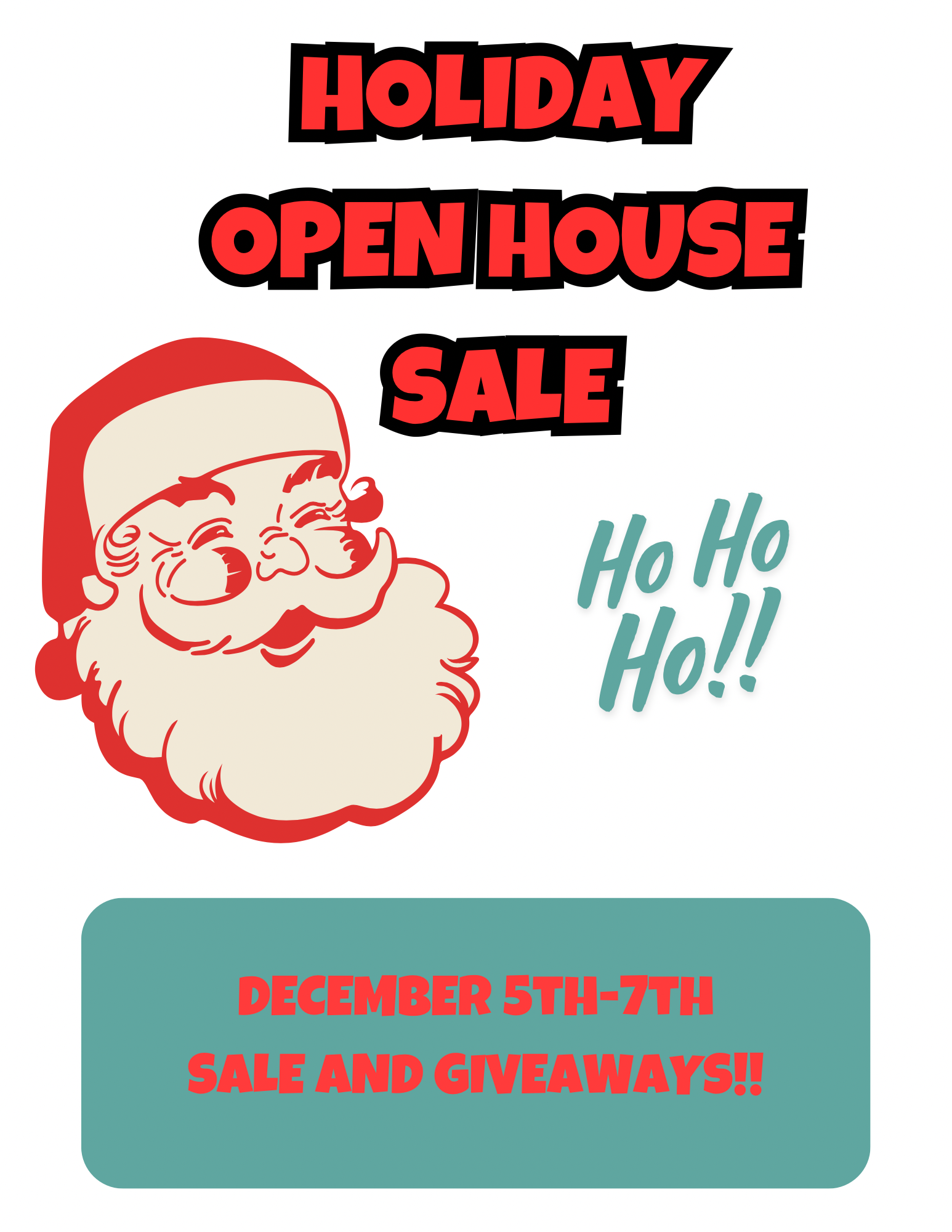 Holiday Open House Sale