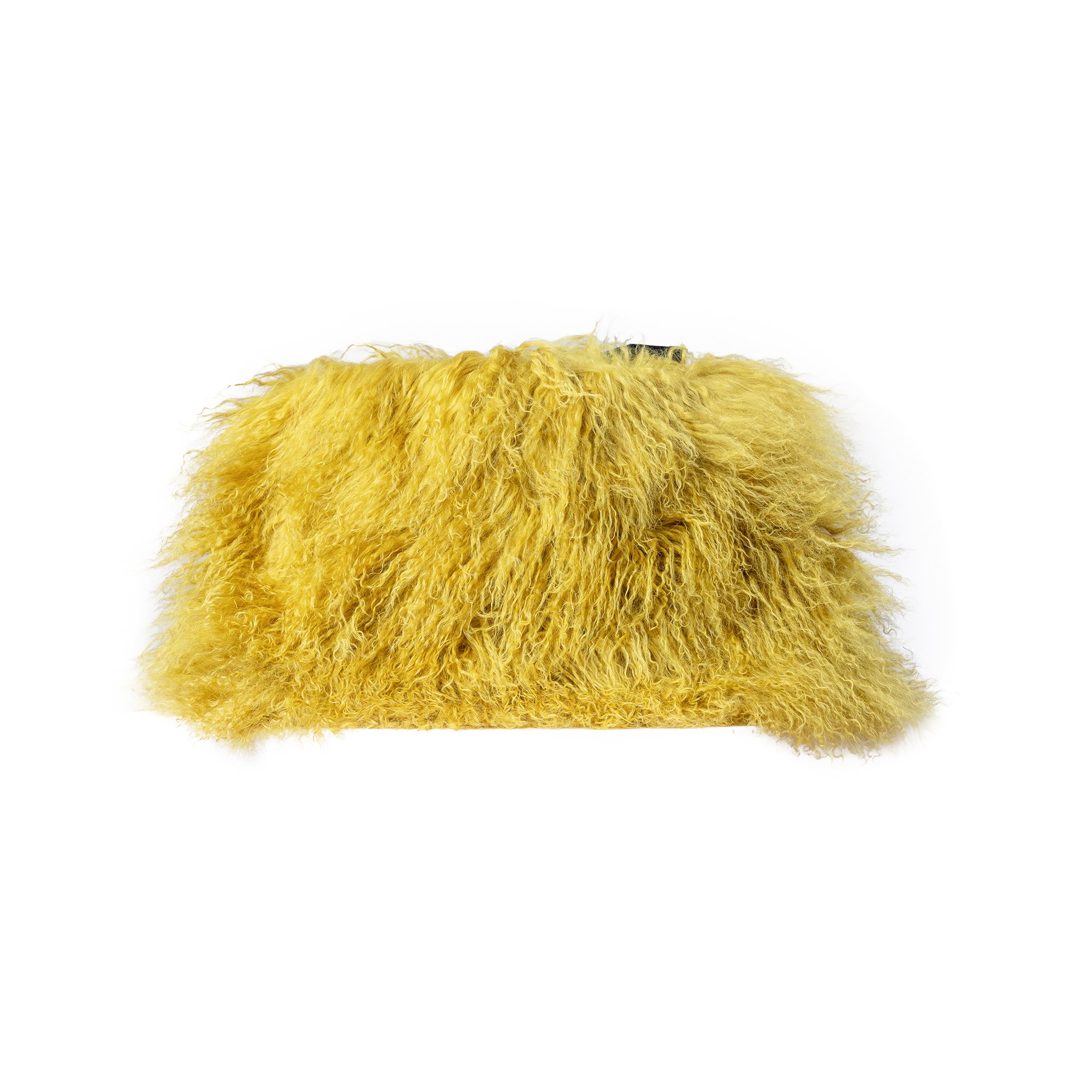 Oversized Mongolian Purse (Mustard)