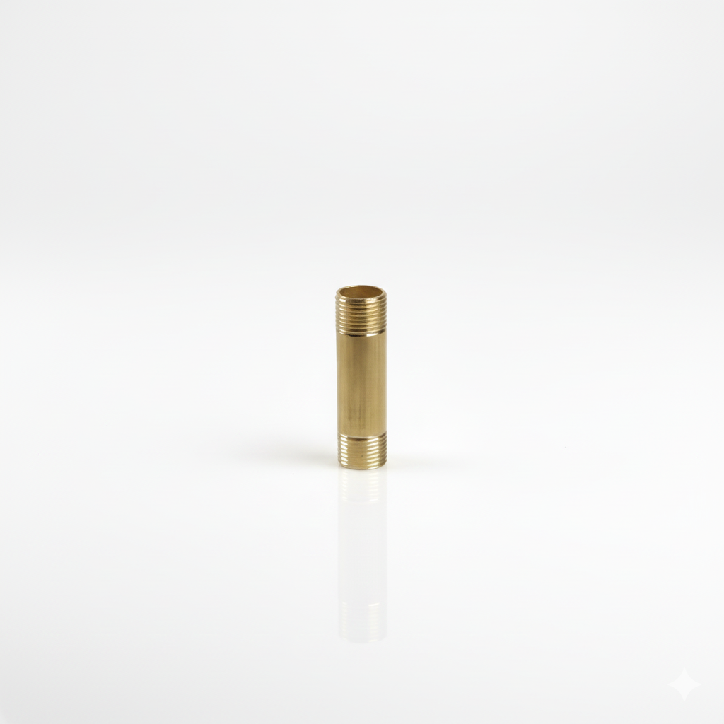 NIPLE BRONCE 1/2 x 4"