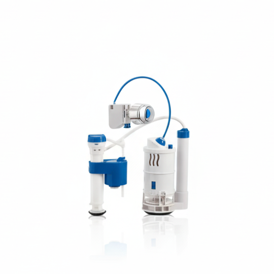 ACCESORIO COMPLETO INODORO (C/BOTON DUAL LATERAL) 7/8" - METUSA