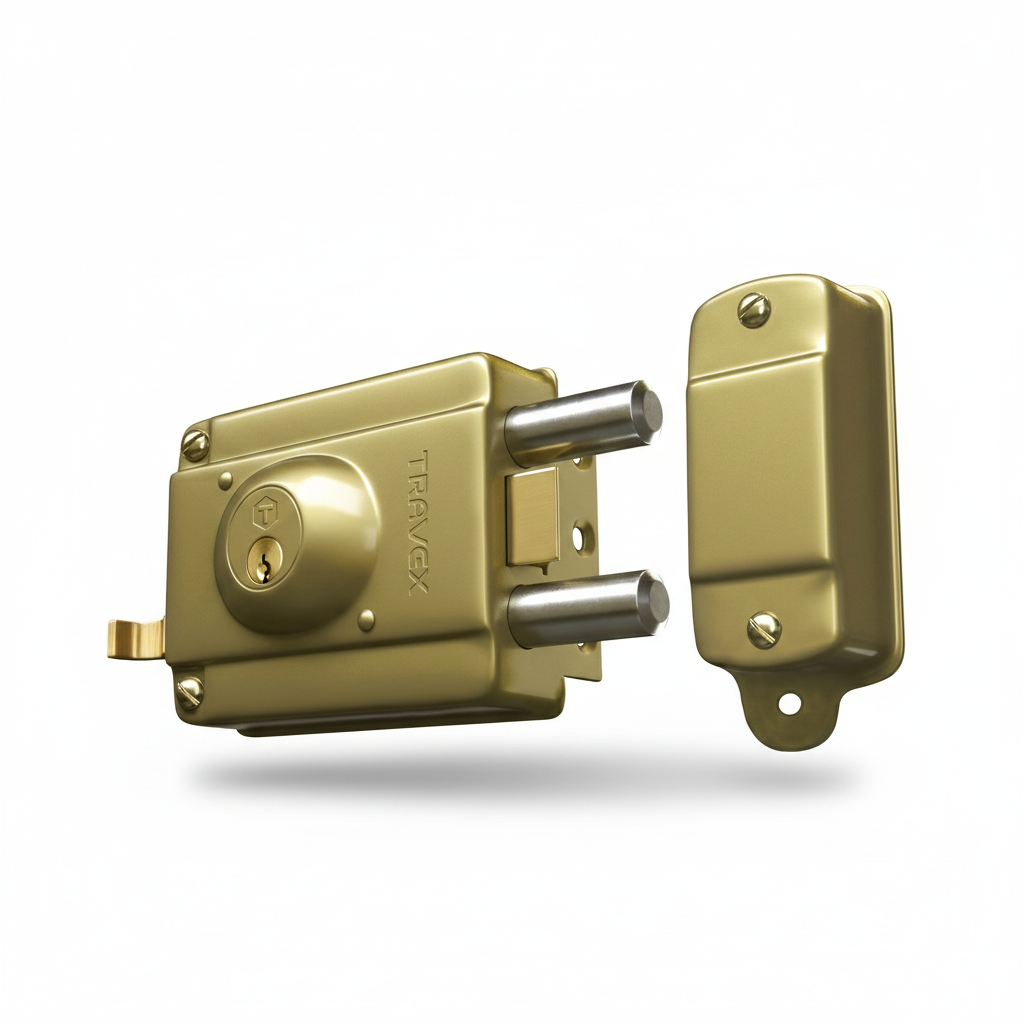 Cerradura blindada 240 dorada TRAVEX