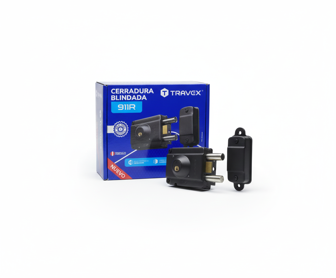 CERRADURA DE SOBRE EXPONER 911RN BLINDADA - TRAVEX