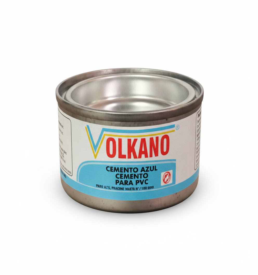 Cemento Azul para PVC Volcano