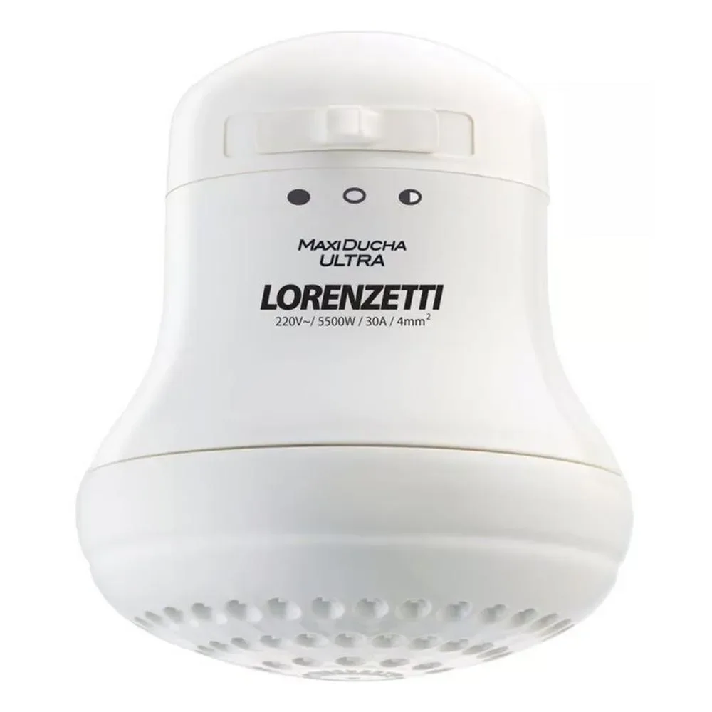 Ducha Eléctrica Lorenzetti Maxi Ultra 3T 5500W Blanco