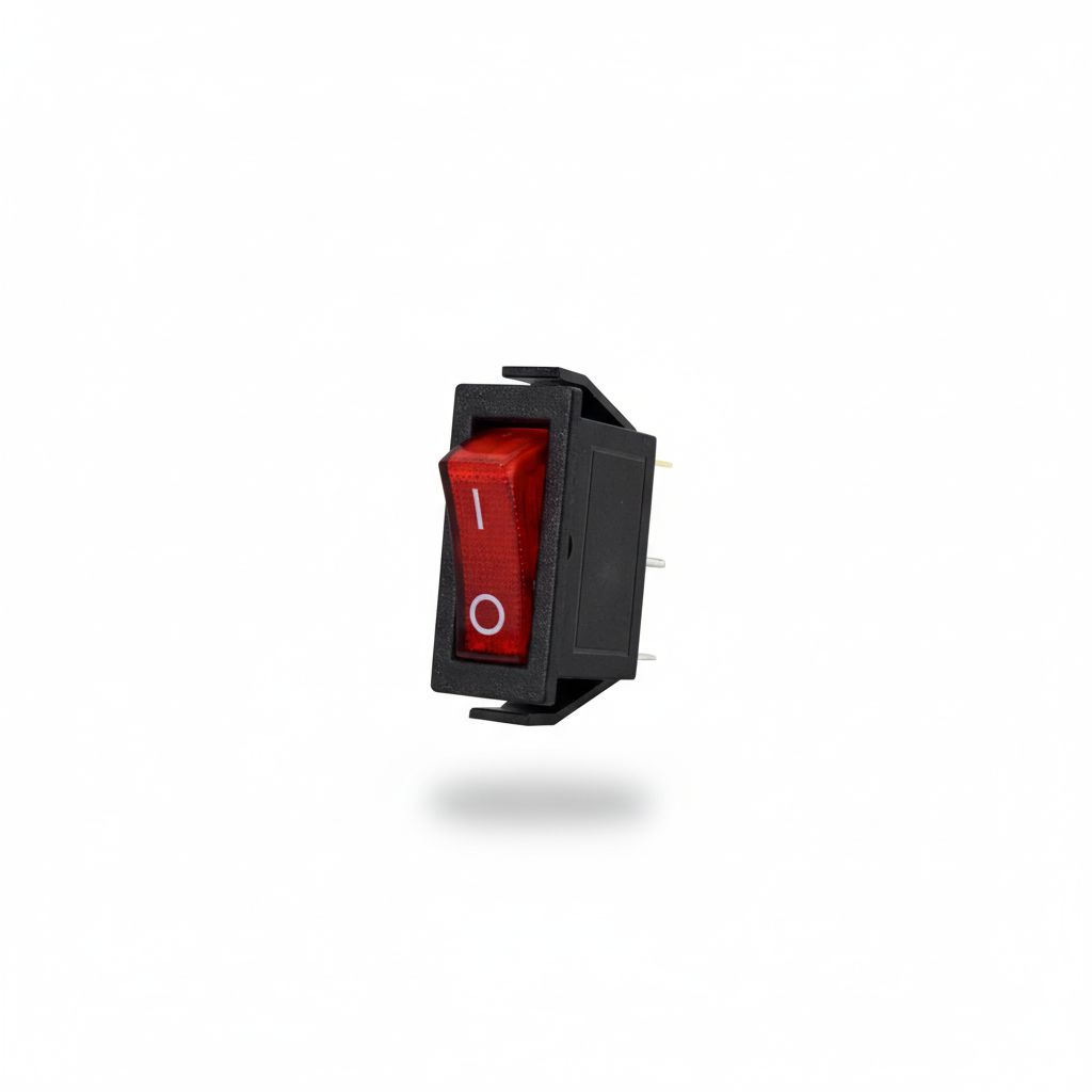 INTERRUPTOR SWITCH POWER NEON ROJO ON/OFF 3P