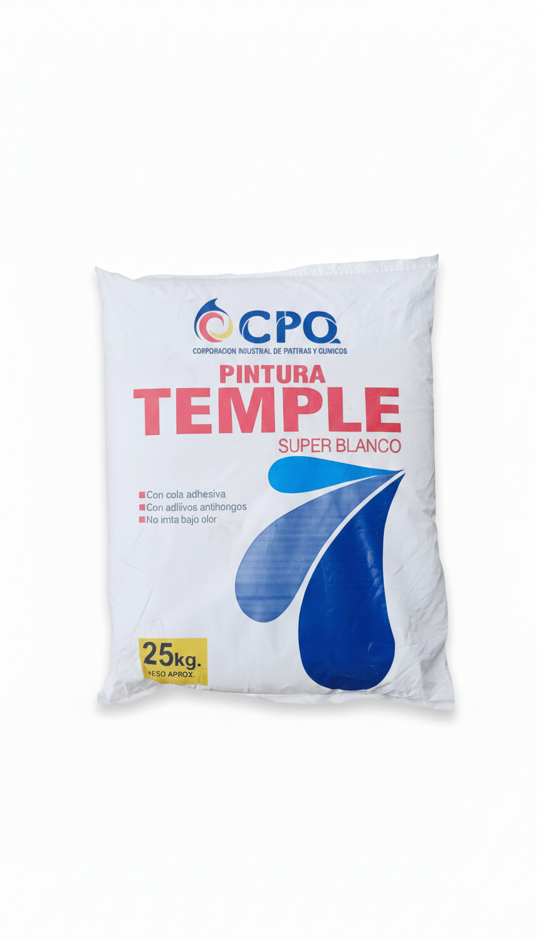 Temple Pintura CPQ 25Kg