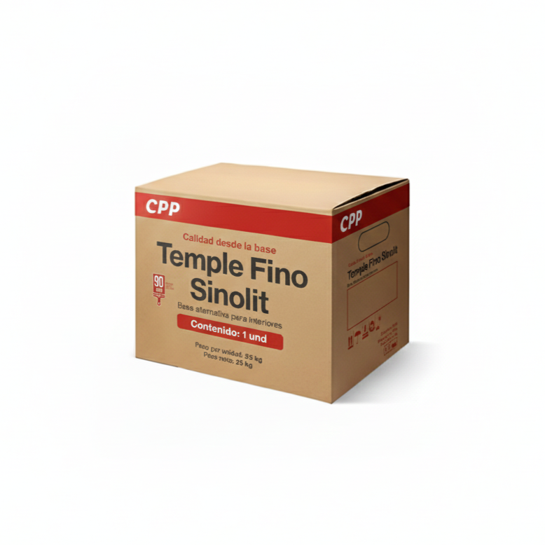 Caja de Temple Fino Cinolit Blanco 25Kg CPP