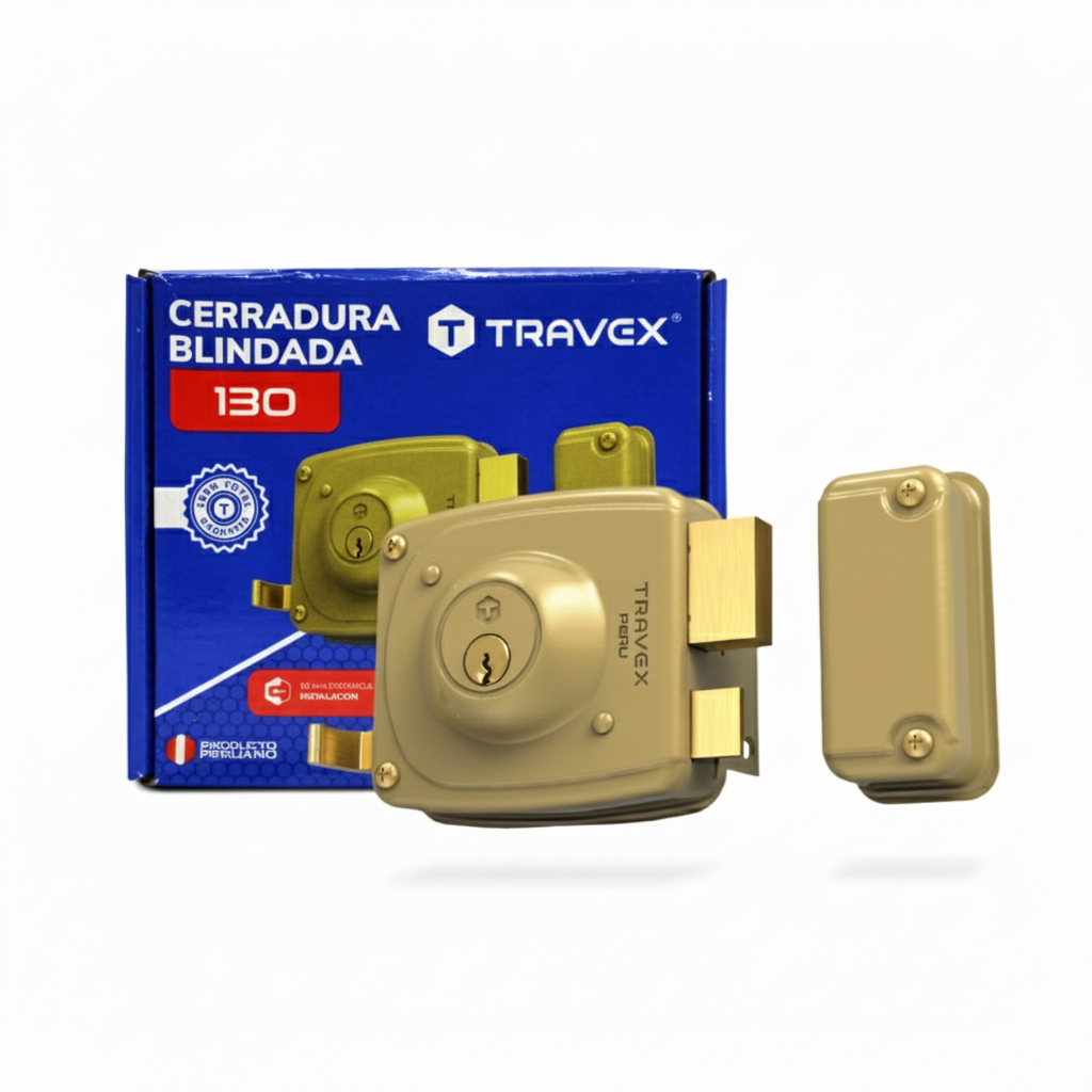 CERRADURA DE SOBREPONER 130 BLINDADA- TRAVEX