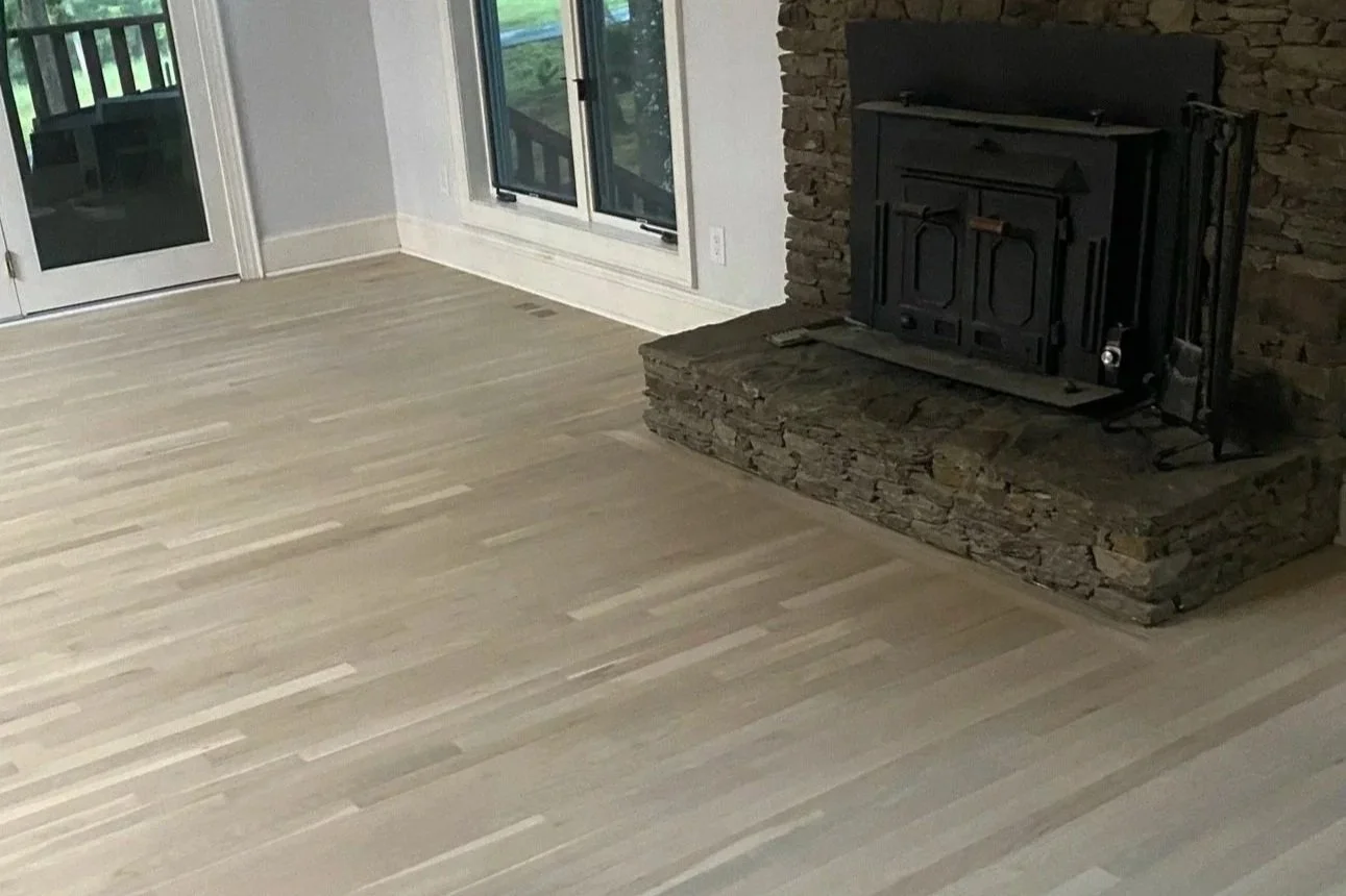 Photo of new luxury vinyl installed by Providence Hardwood Flooring located in Salisbury, North Carolina