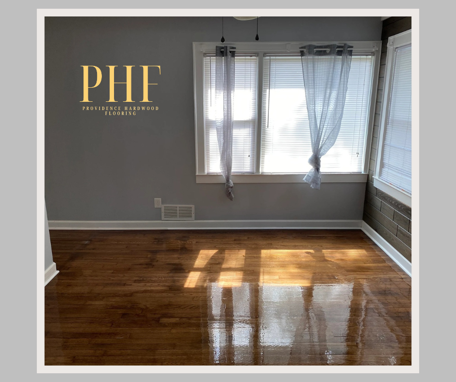 Sanding, repairing and refinishing your existing hardwood floors restors the original beauty, extends their lifespan, increases home value, improves indoor air quality, and provides a cost-effective investment.