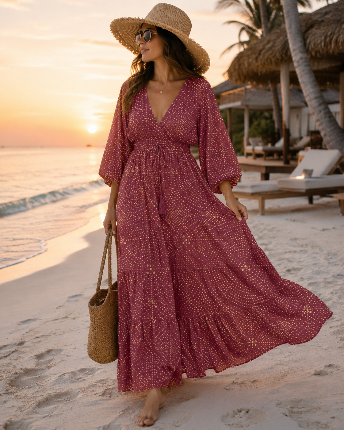 Terracotta dots dress.png