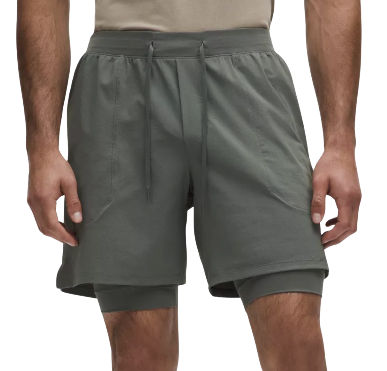 Lululemon — License to Train Lined Short (7"). A durable training short with quick-drying fabric, a secure fit, and a comfortable built-in liner.