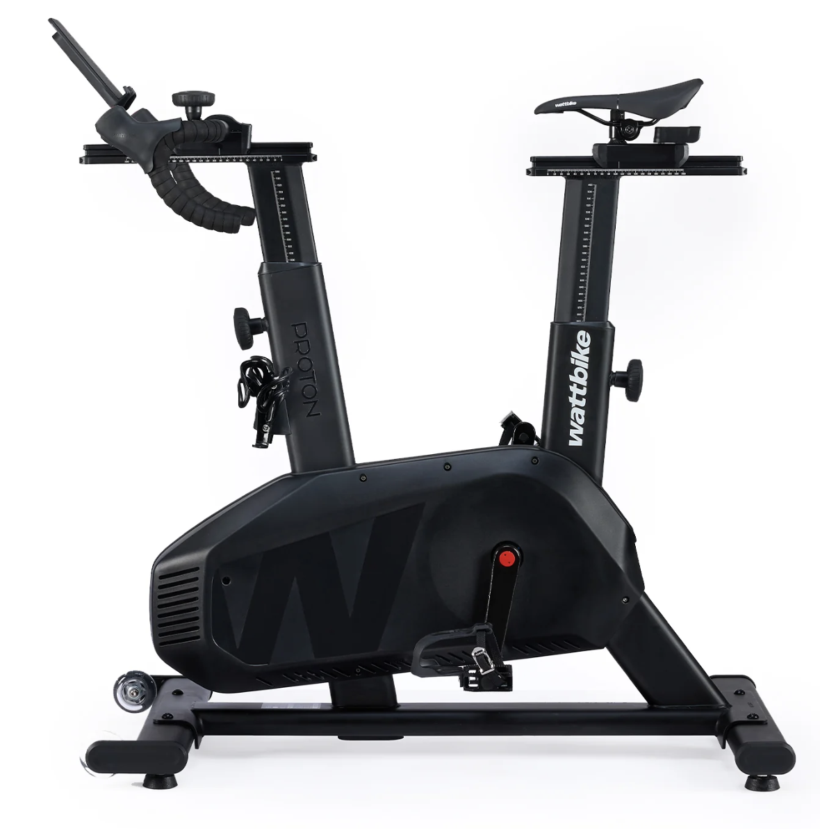 Wattbike — Proton. A high-performance indoor trainer offering consistent resistance, sharp data accuracy, and a smooth ride. Ideal for focused training sessions.