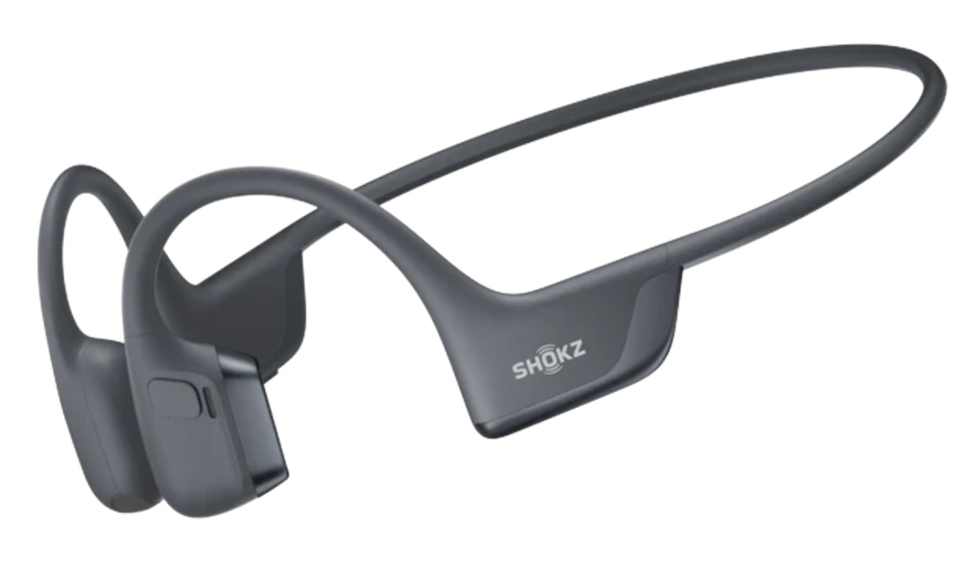 Shokz — OpenRun Pro 2. Light, stable, bone-conduction headphones that keep you aware of your surroundings while delivering impressive sound quality.