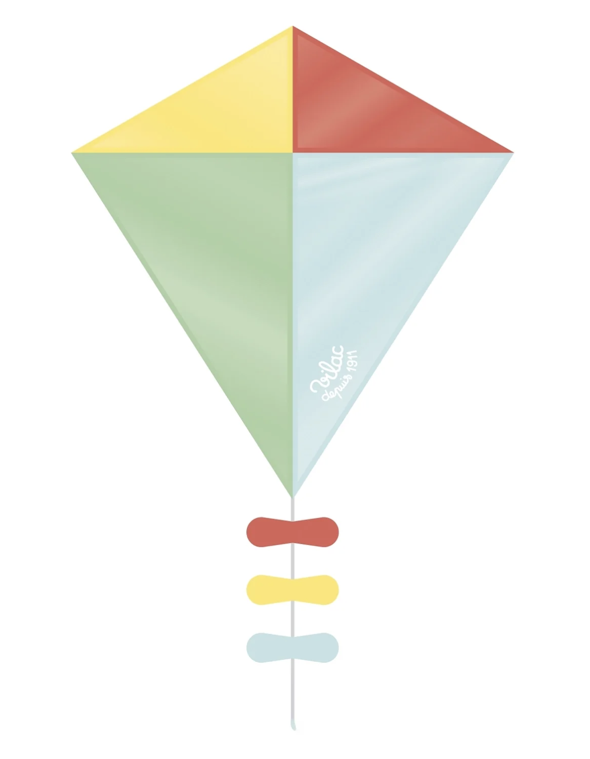 Diamond Kite. A bright, classic-shaped kite that’s easy to fly. Comes with a neat storage bag for park or beach adventures.