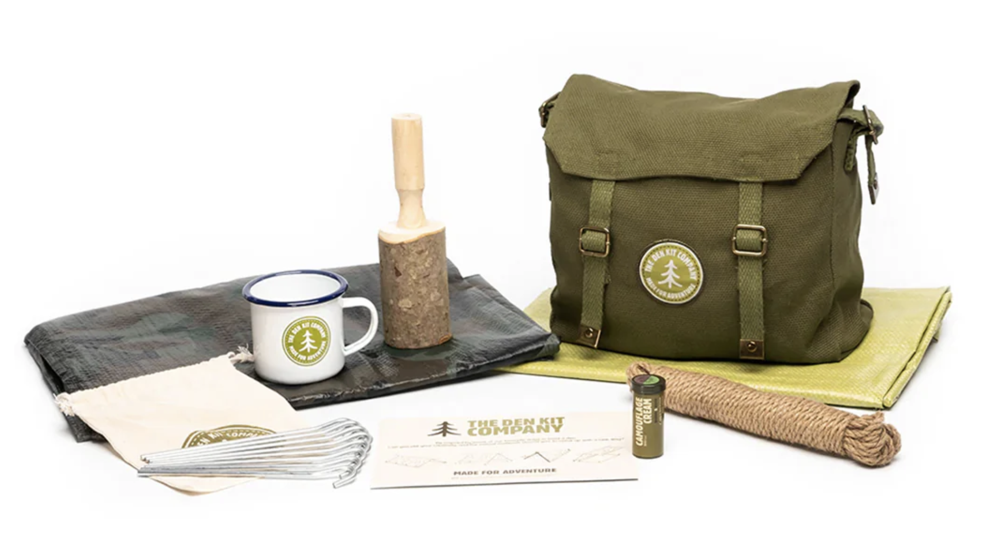 The Den Kit Company — Den Kit. Everything kids need to build or improve a den—great for back gardens, woods, or weekends away.