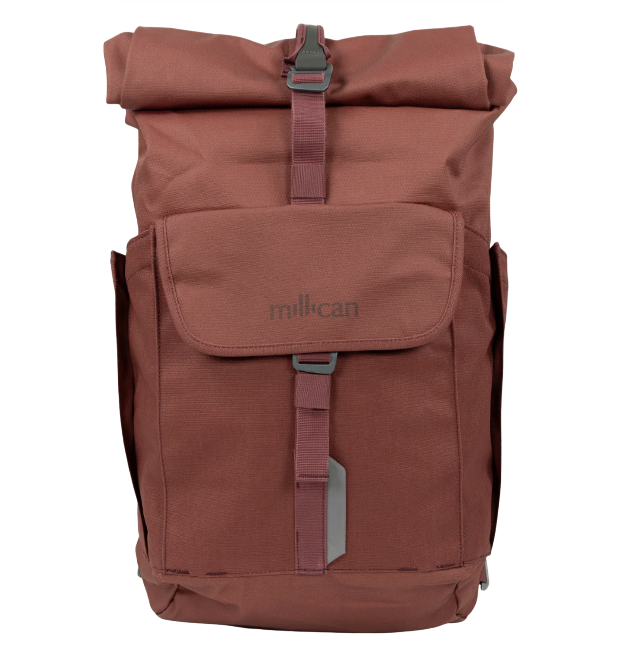 Millican - The Original Roll Pack. A robust roll-top backpack made from recycled Bionic® canvas with smart internal organisation. Ideal for daily urban use and short outdoor escapes.