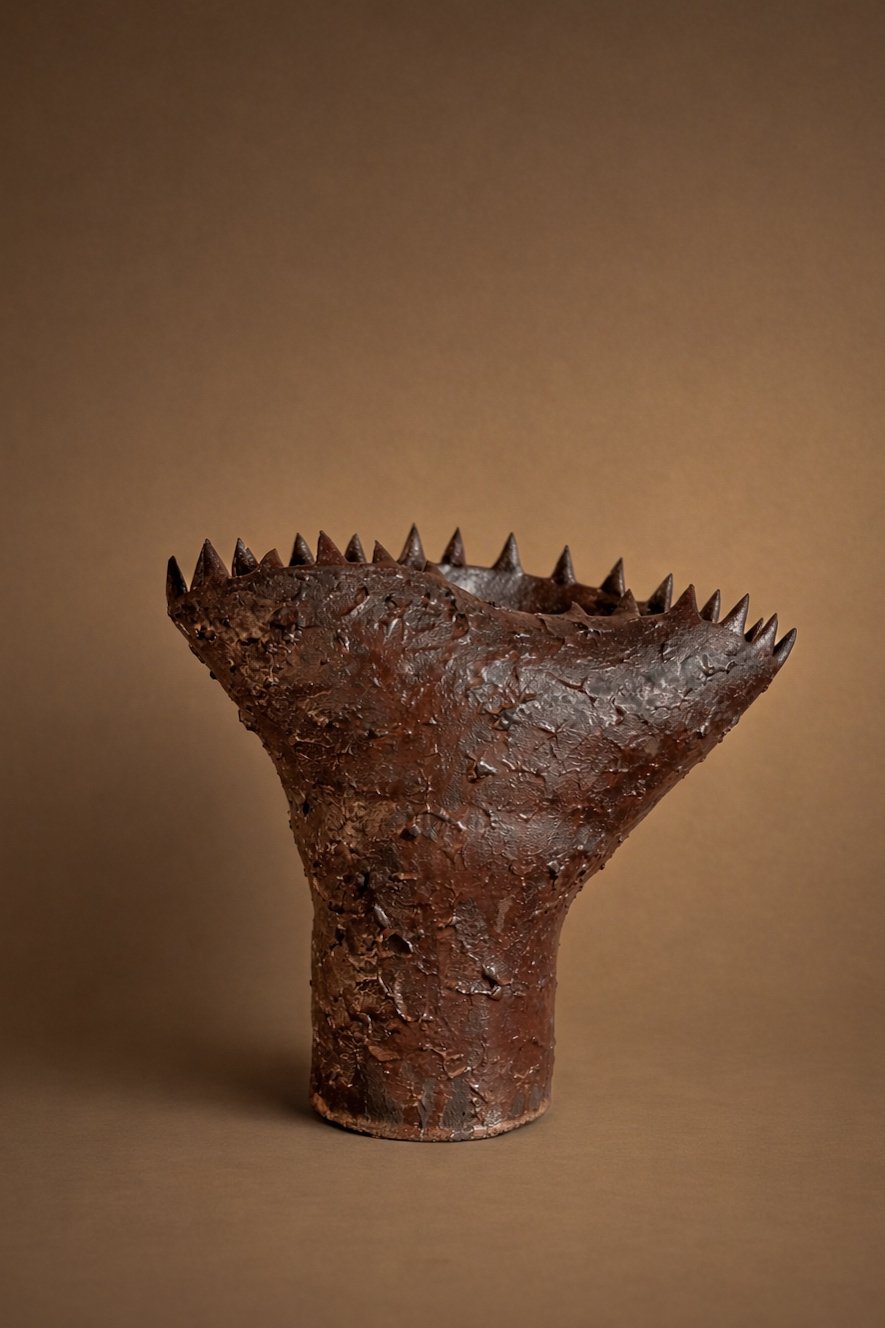 Vase sculpture organique