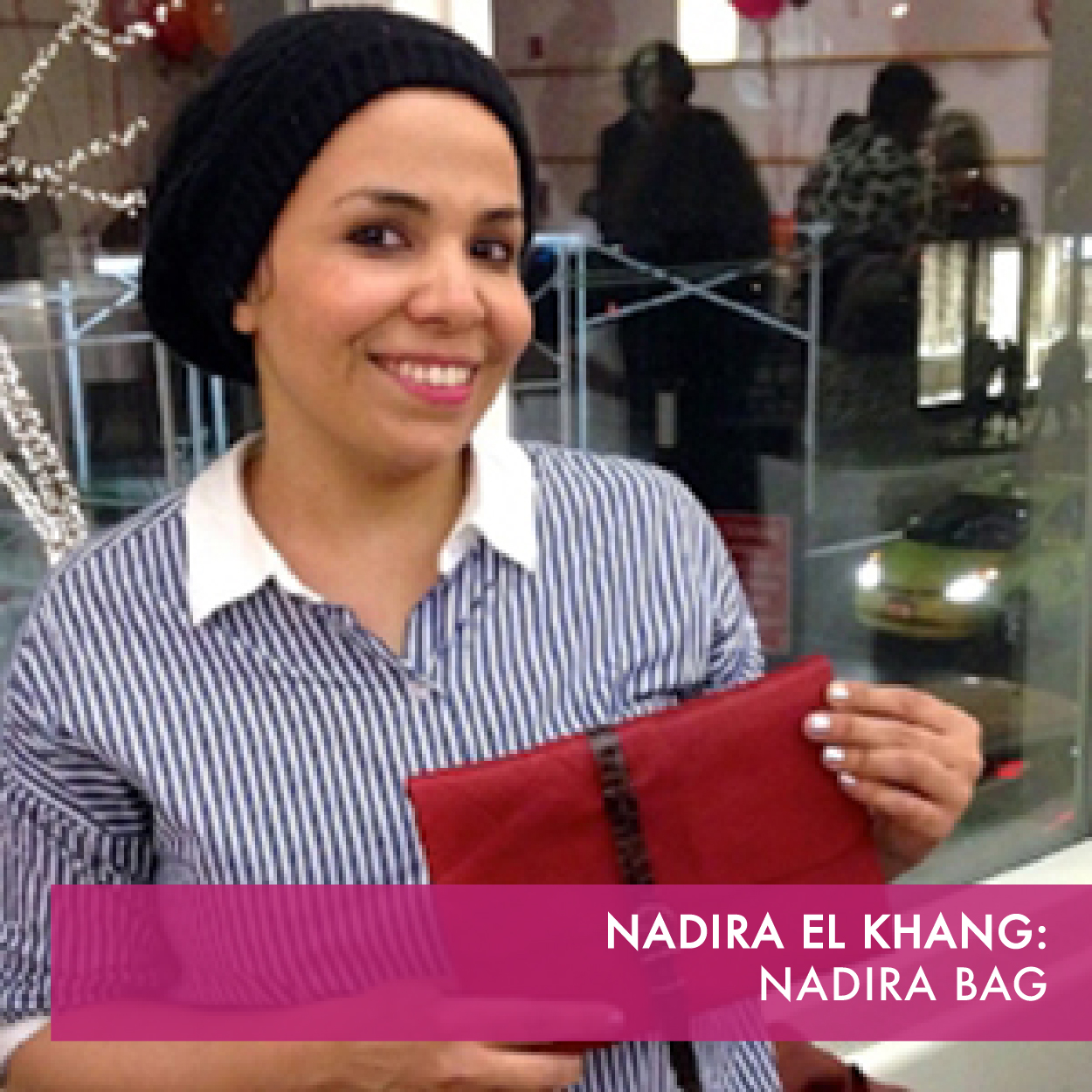 Influenced and inspired by her Morrocan heritage, each bag in the collection is handcrafted in premium leather. (Copy)